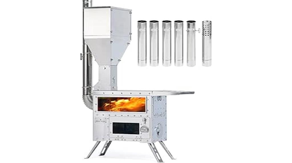 portable outdoor wood stove