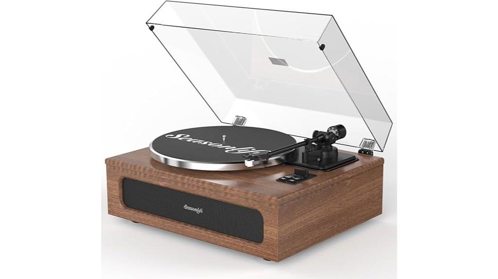 portable vinyl record player