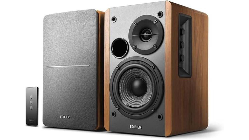 powered bookshelf speaker system