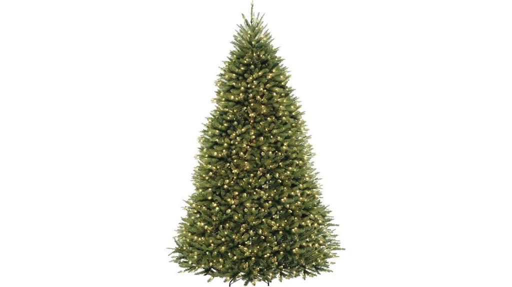 pre lit 9 foot christmas tree