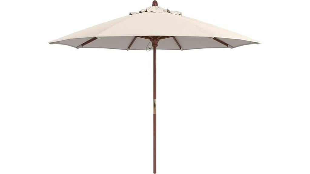 premium commercial hardwood umbrella