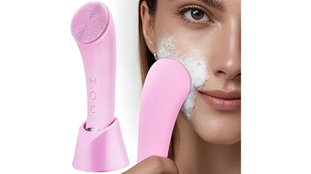rechargeable silicone face scrubber