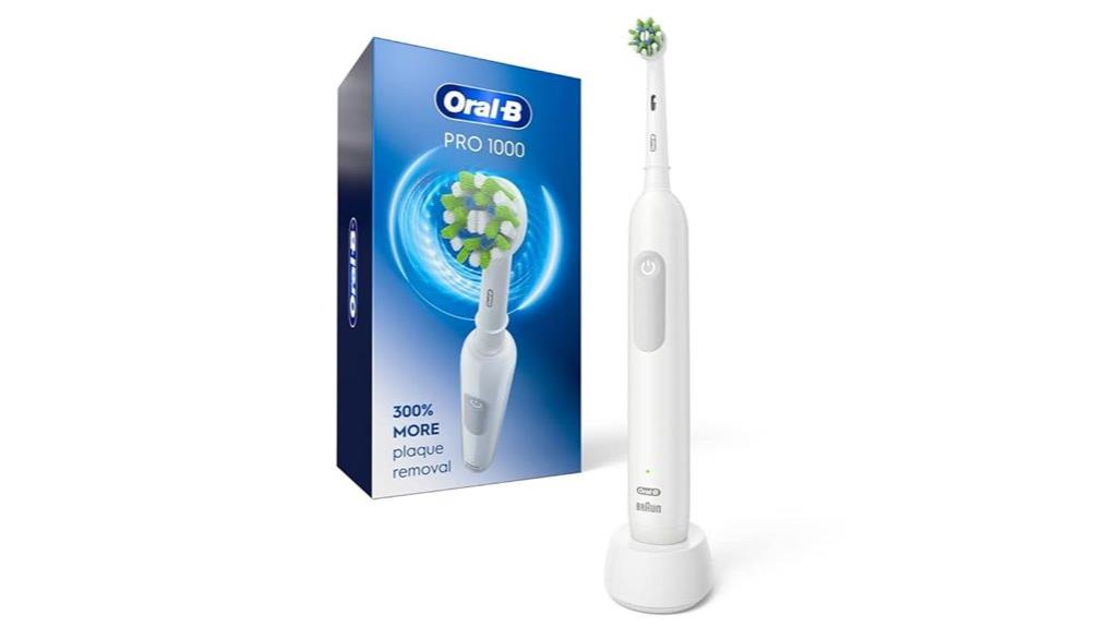 rechargeable white electric toothbrush