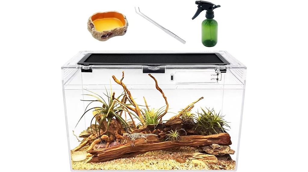 reptile tank 16x8x10