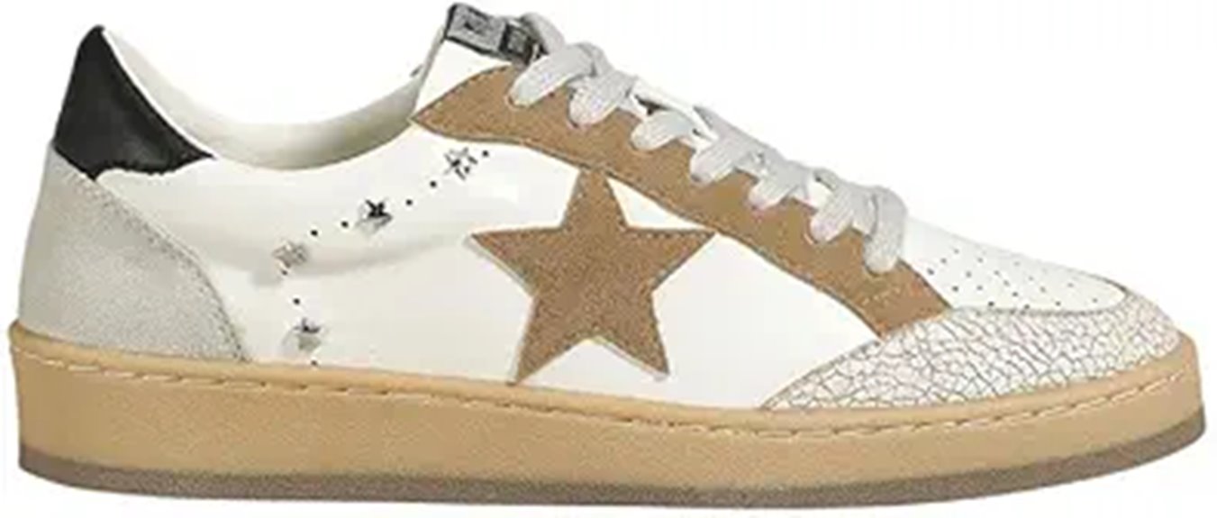 rubber sole star sneakers