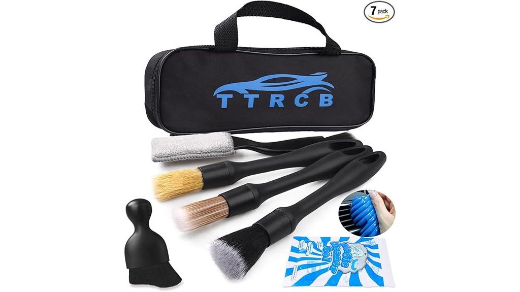 seven piece soft brush set