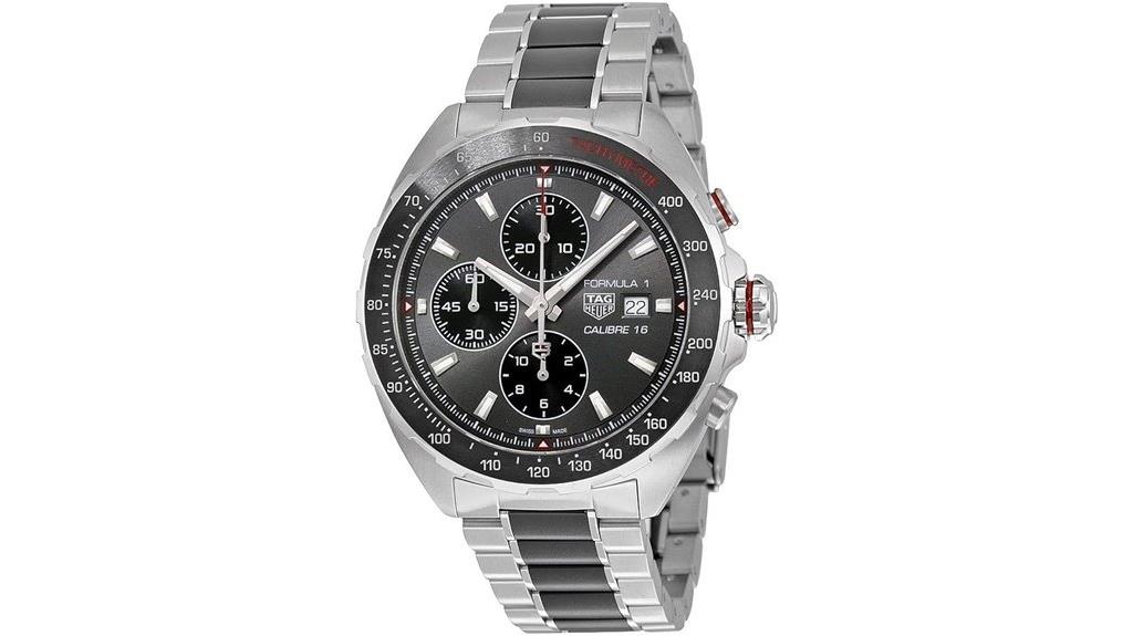 silver tag heuer watch