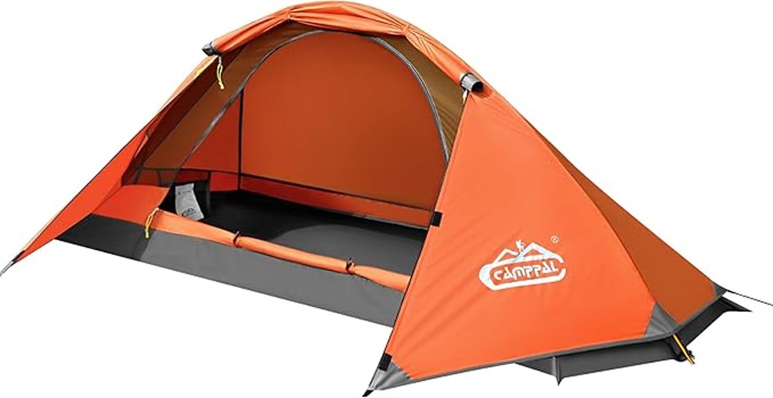 single person hiking tent
