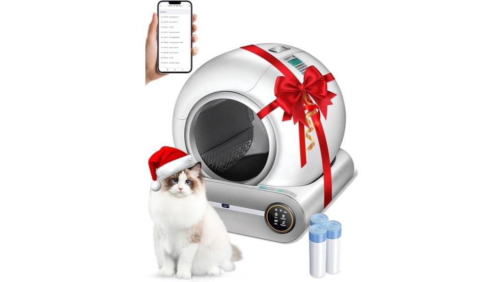 smart app controlled litter box
