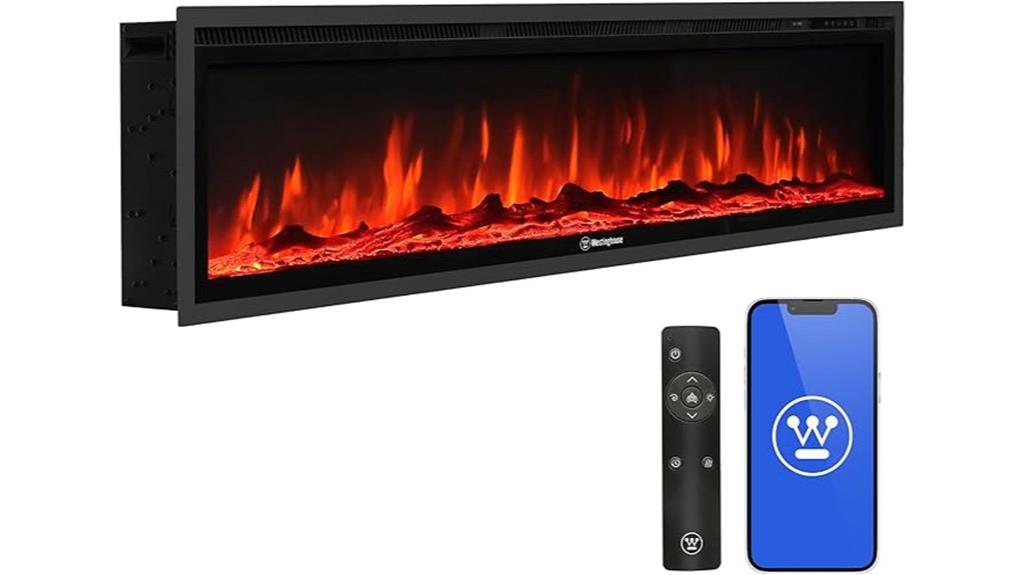 smart fireplace with voice control