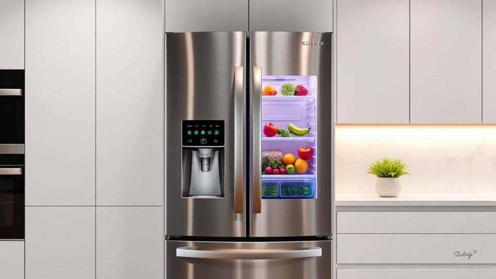 smart refrigerators with touchscreens