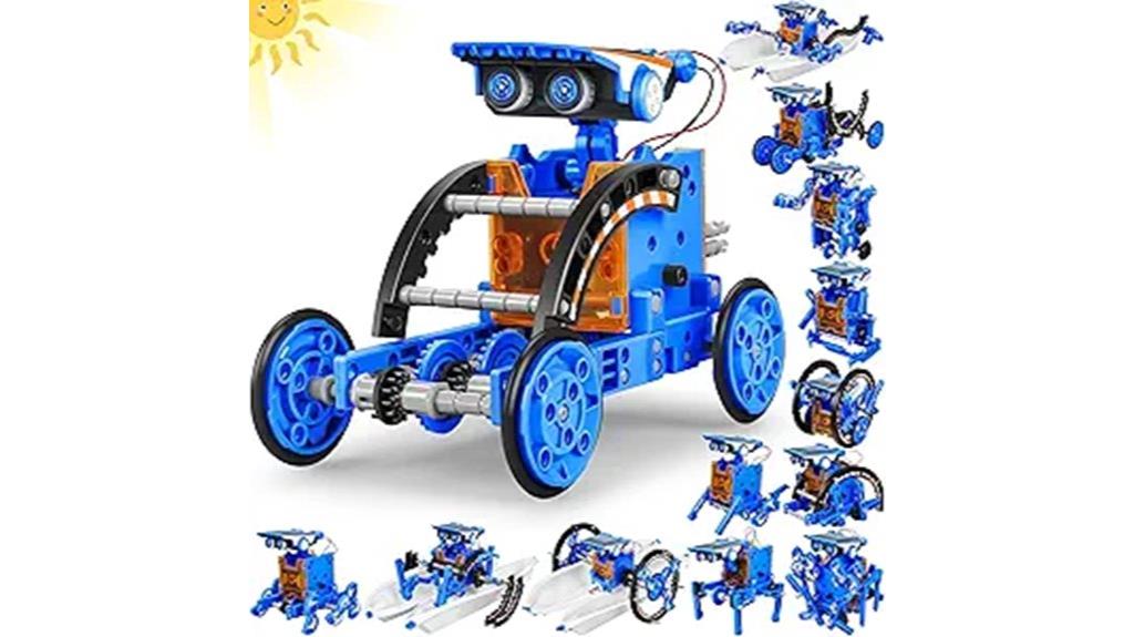 solar powered robot building kit