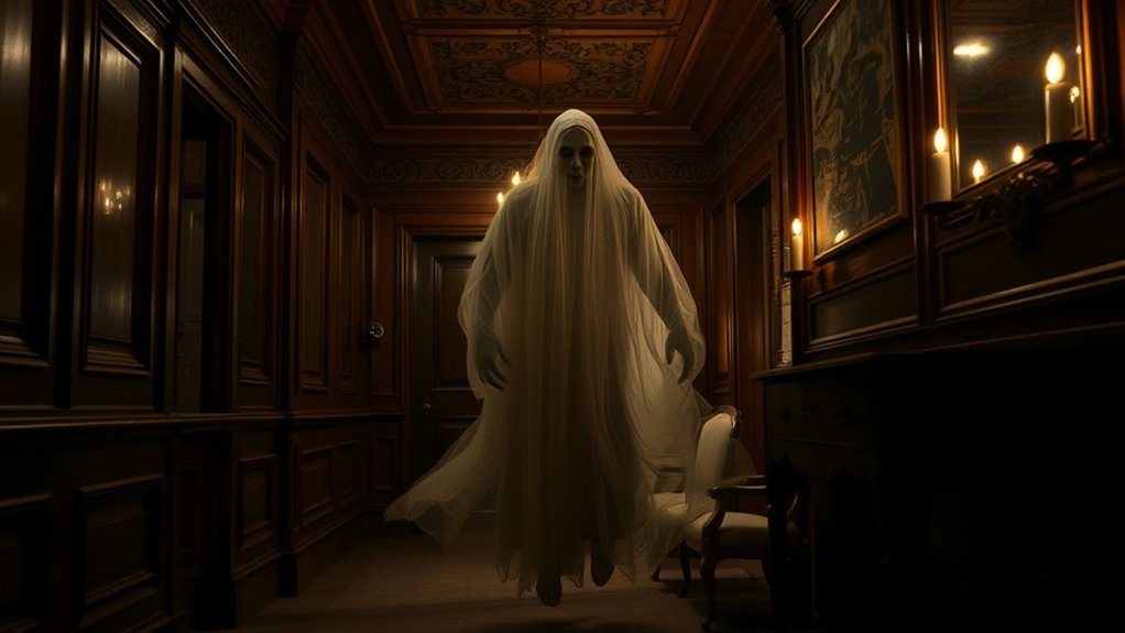 spectral figure at hall