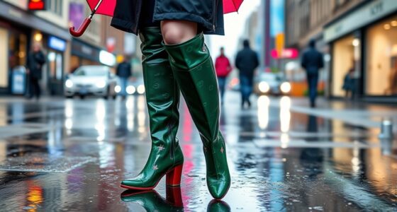 stylish rain boots selection