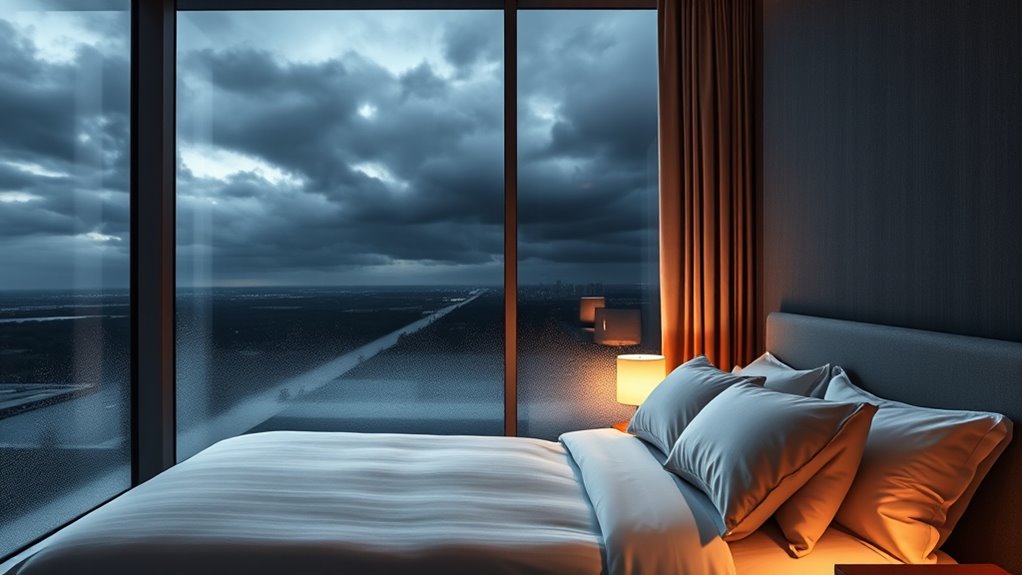 sudden upper floor chills