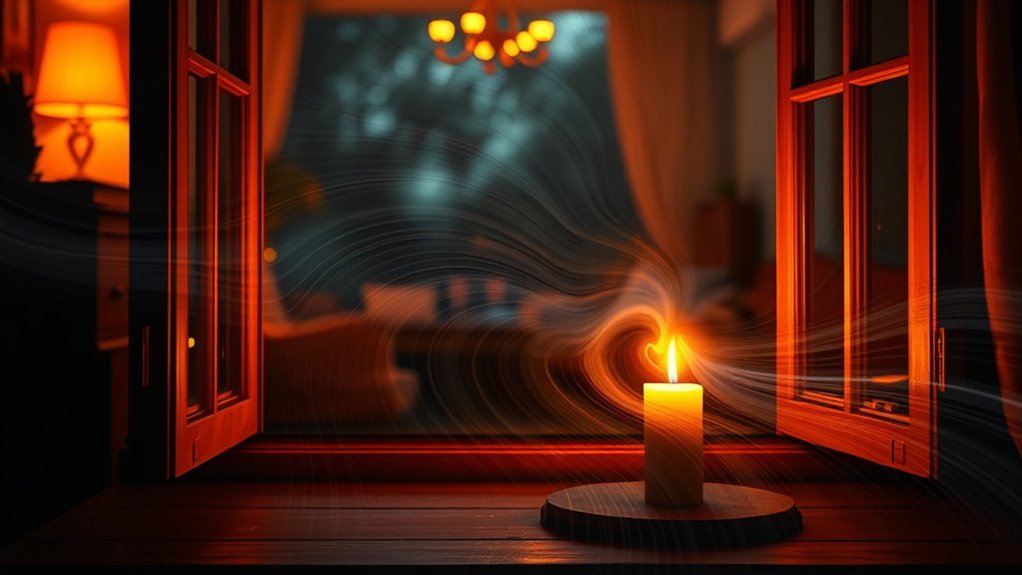 thermal currents cause drafts