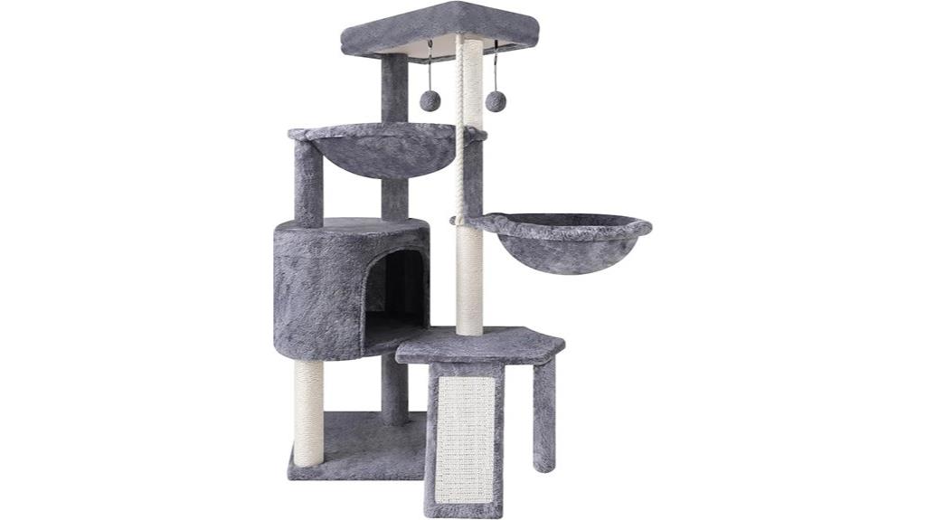 three tier cat tree condo