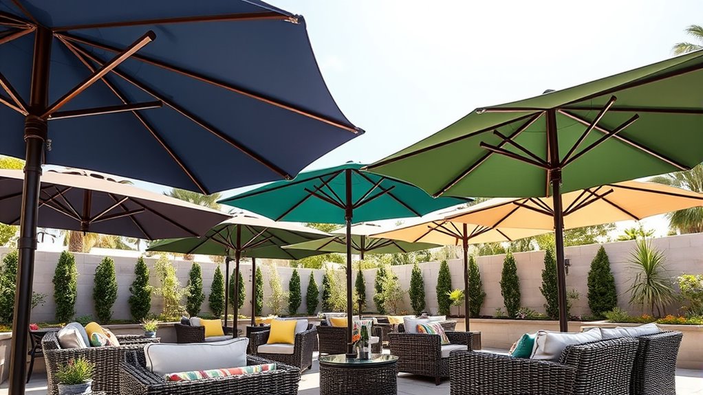 top quality stylish outdoor umbrellas