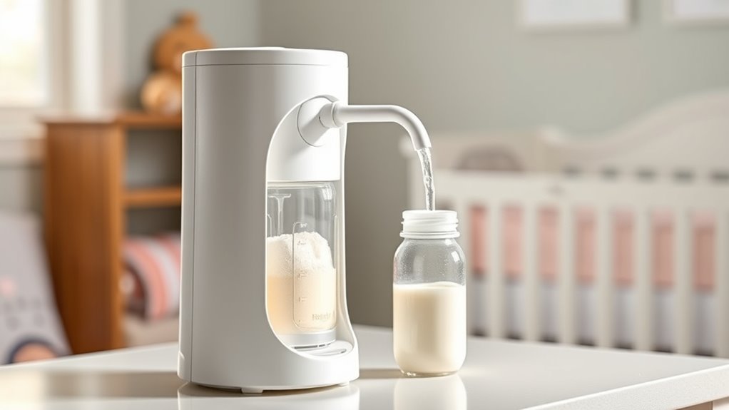 top temperature controlled baby formula dispensers