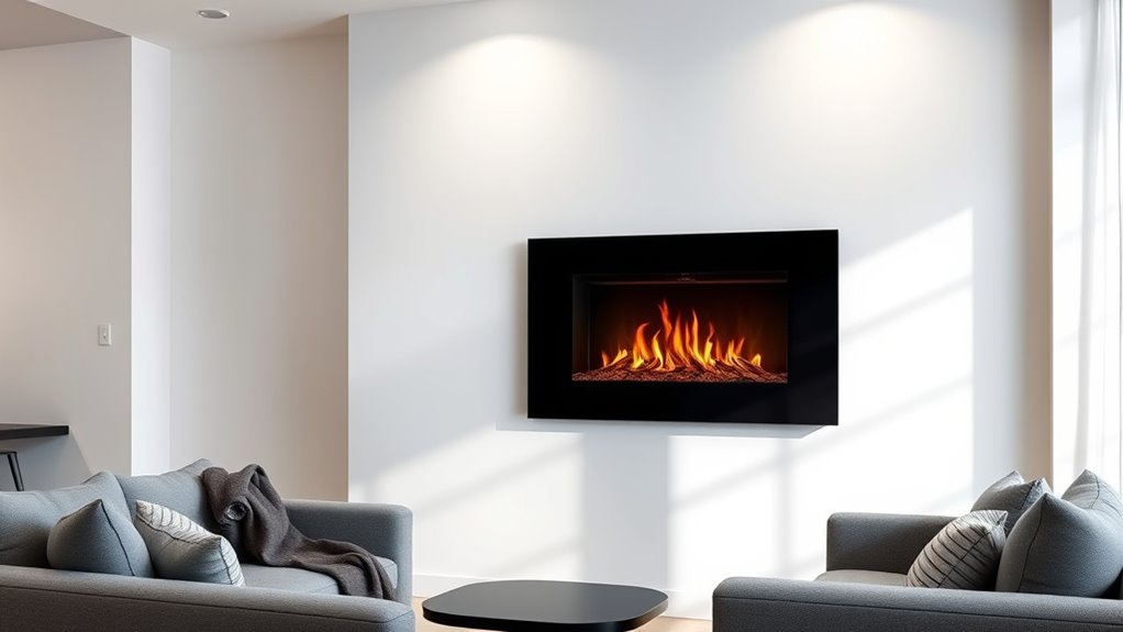 top ventless electric fireplaces
