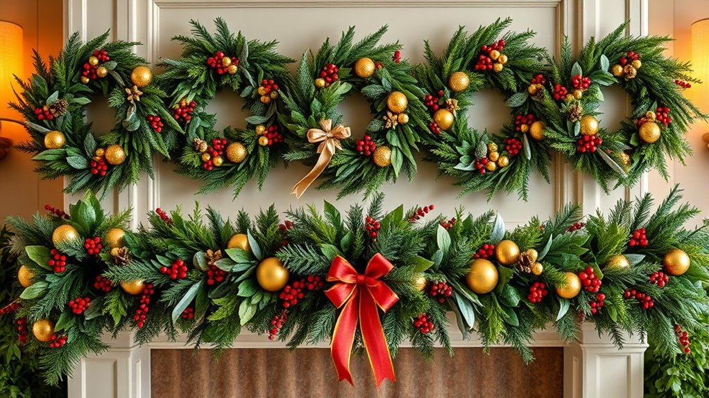 top wreaths garland sets
