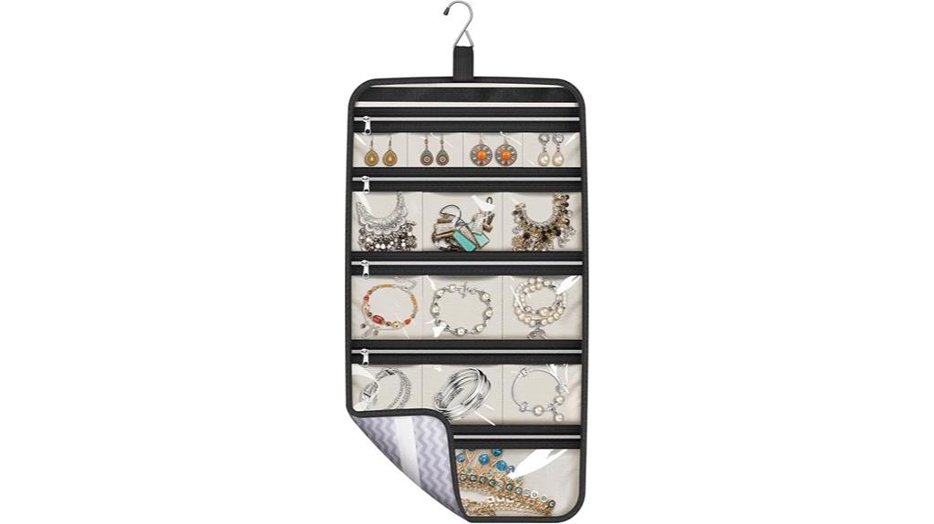 travel foldable jewelry organizer