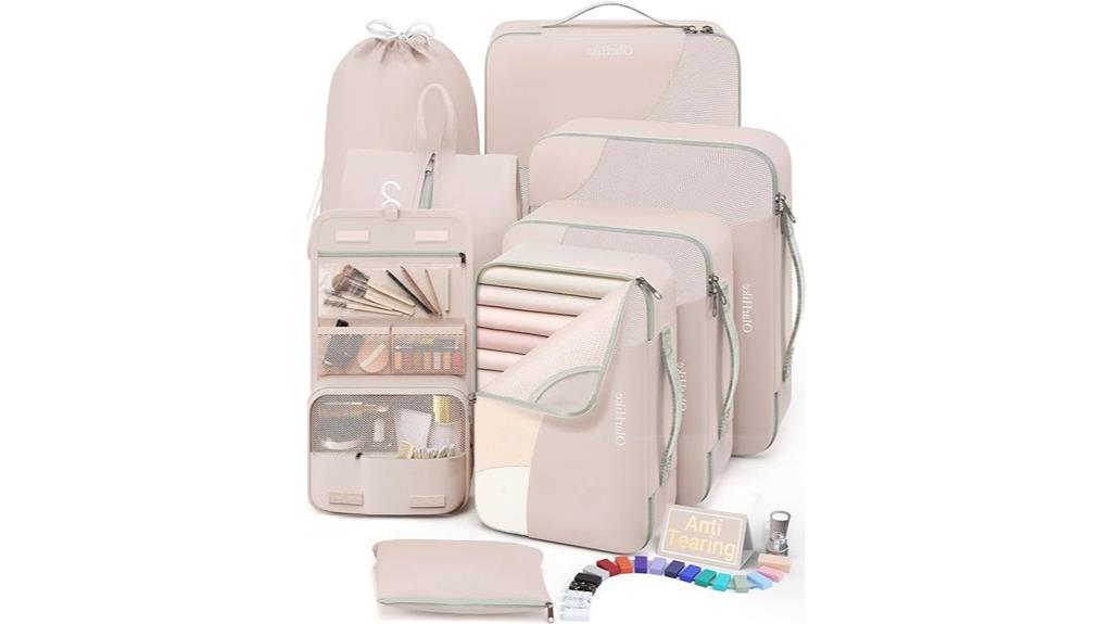 travel organizing cube sets