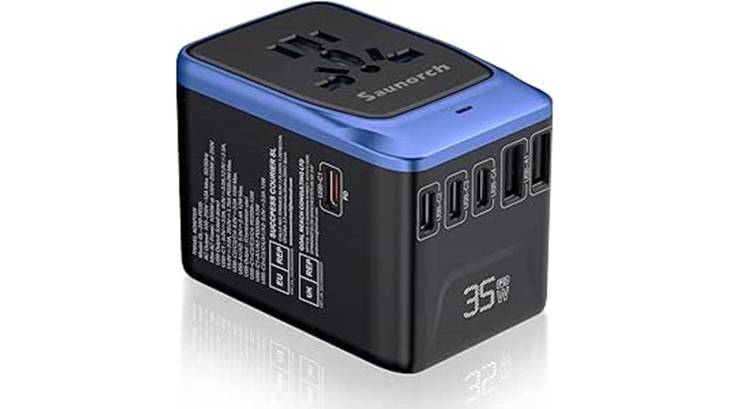 universal adapter with fast charging