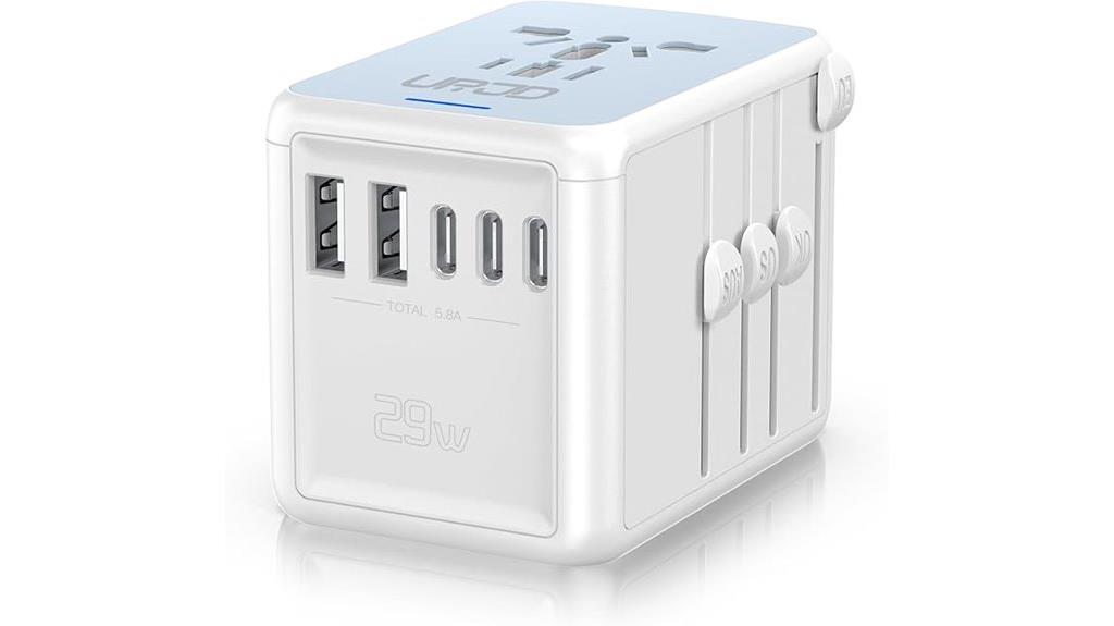 universal multi port travel adapter