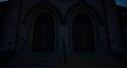 unseen gothic church doors