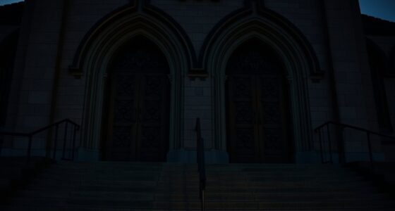 unseen gothic church doors