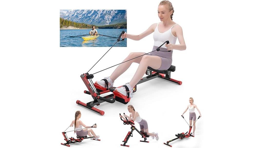 versatile 4 in 1 rowing machine