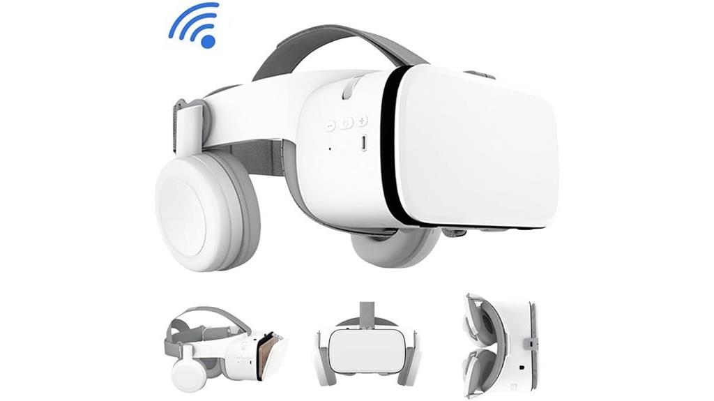 vr headset bluetooth headphones