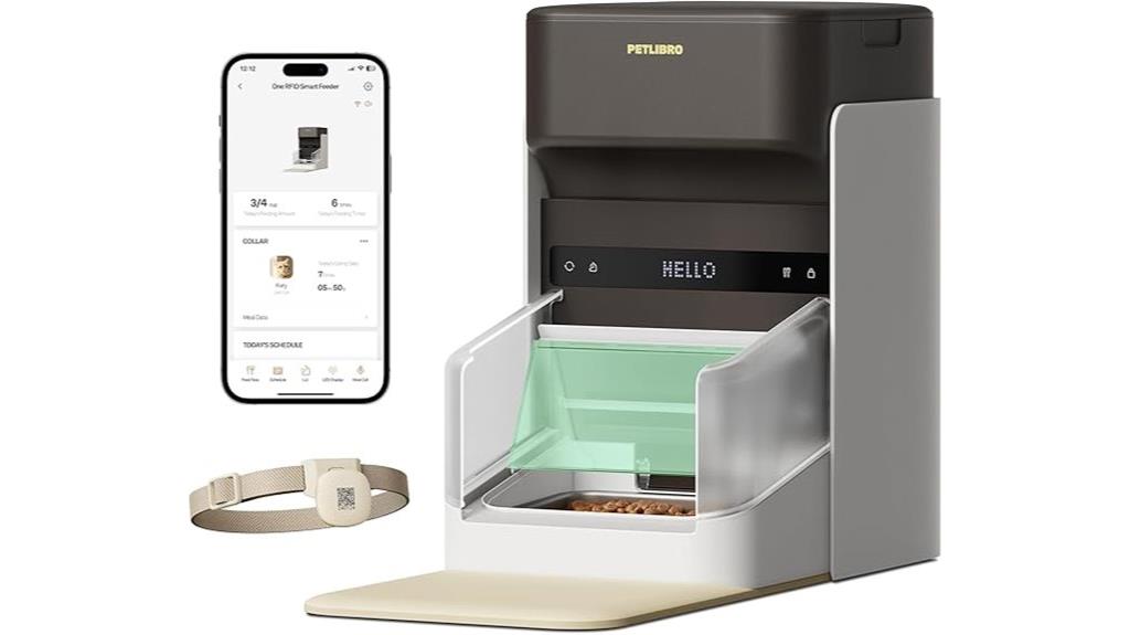 wi fi enabled rfid cat feeder