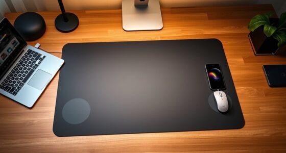wireless charging desk mats