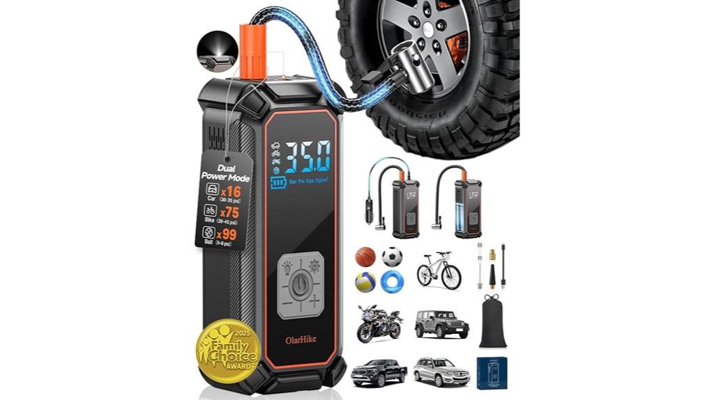 wireless portable tire inflator