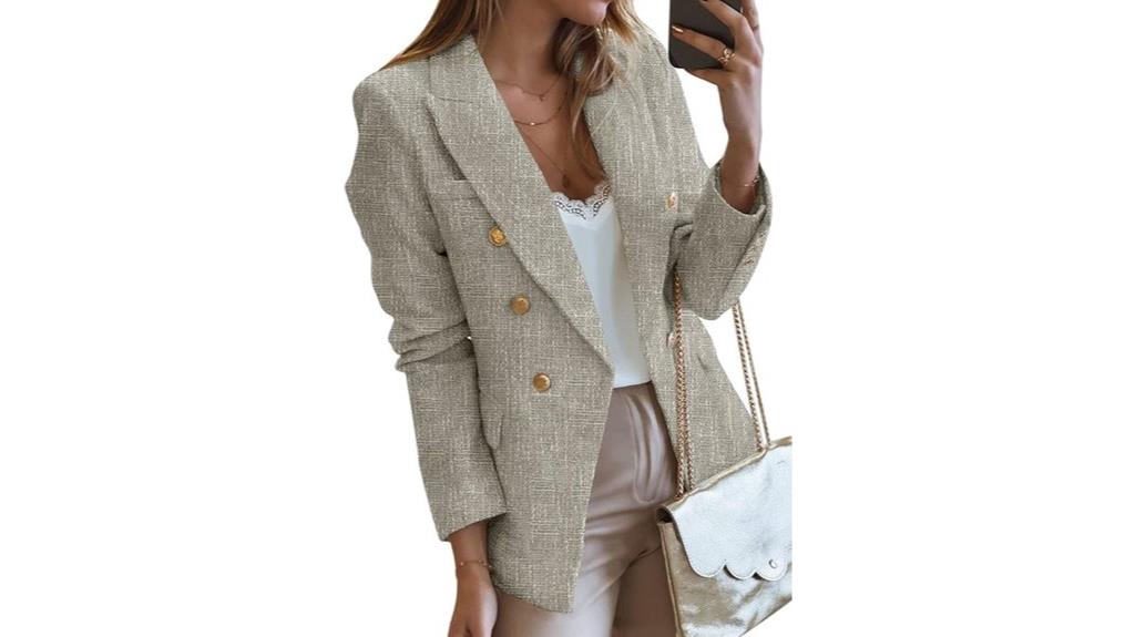 women s tweed blazer jackets