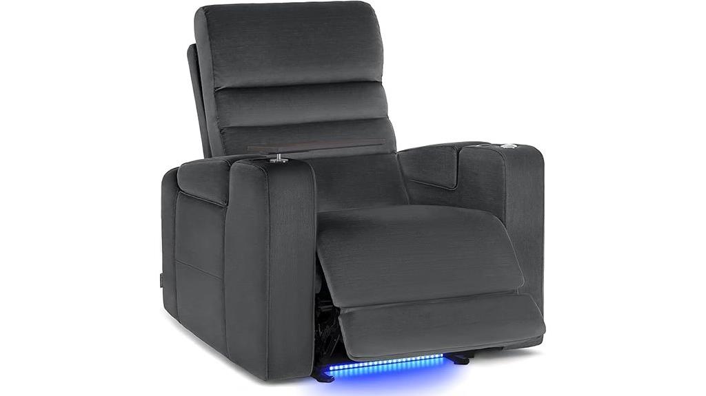 zero gravity recliner with adjustable headrest