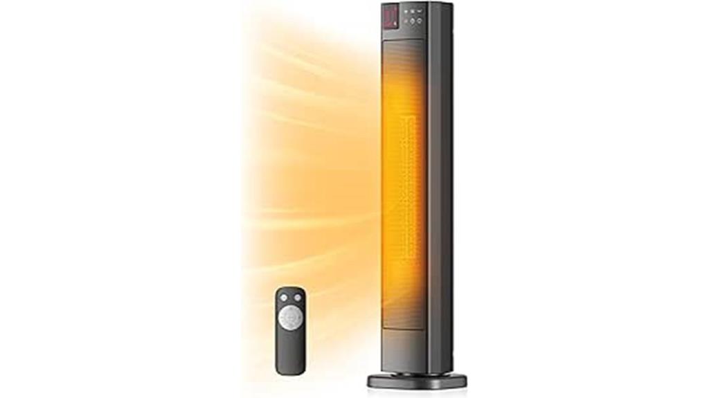 30 inch ceramic tower heater