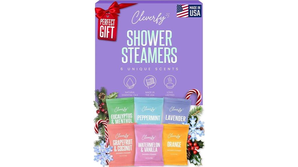 aromatherapy shower steamers pack