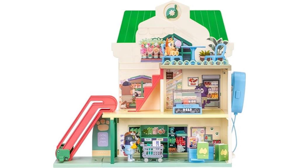 bluey supermarket playset with sounds