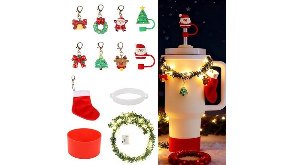 christmas stanley cup accessories