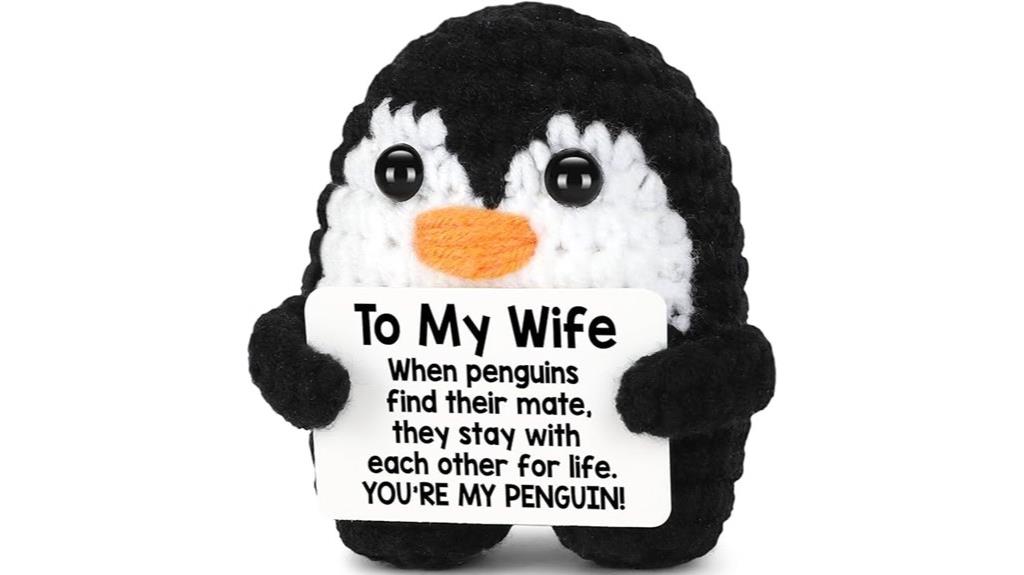 crochet penguin wife gift