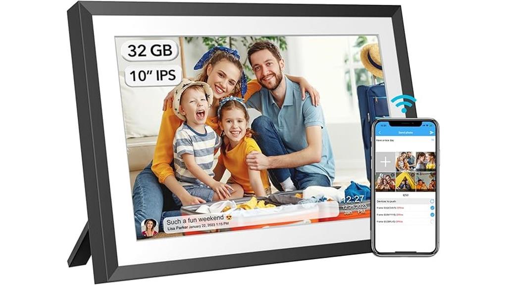 large 32gb touch frame