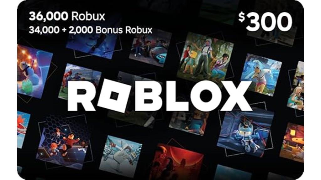 robux gift card 36000