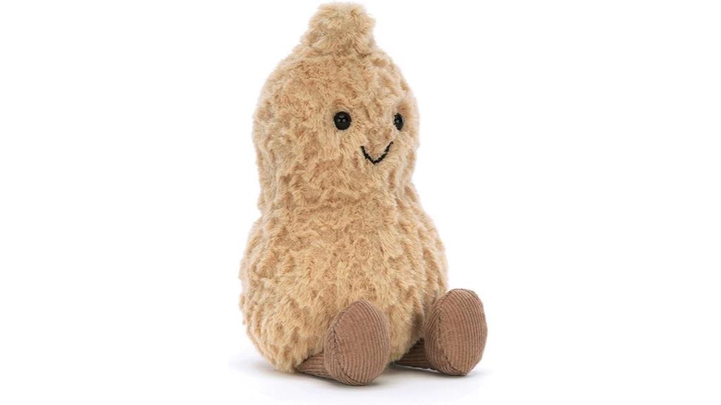 soft plush peanut shaped toy
