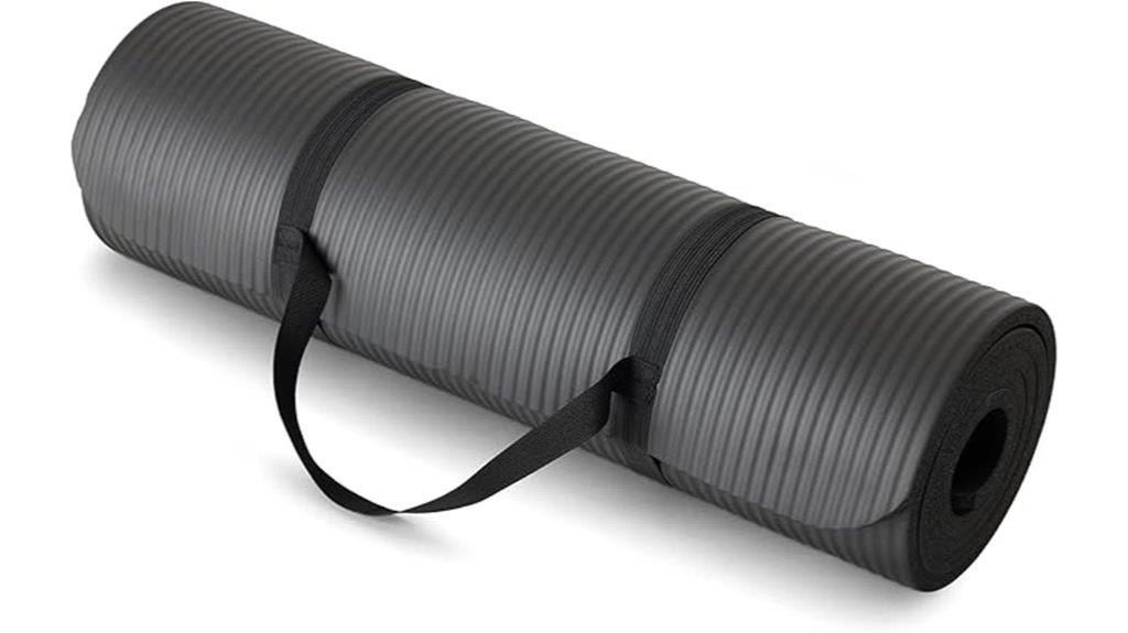 thick yoga mat carrying