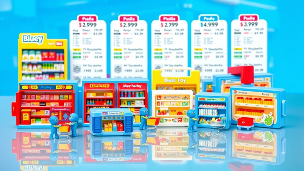 top bluey supermarket playsets