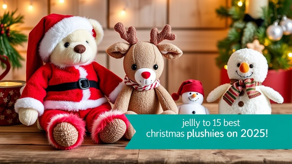 top festive jellycat plush
