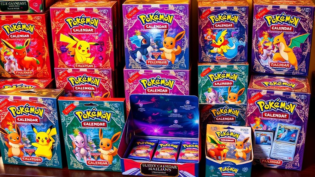 top pok mon tcg calendars